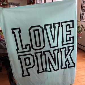 Victoria’s Secret PINK blanket.